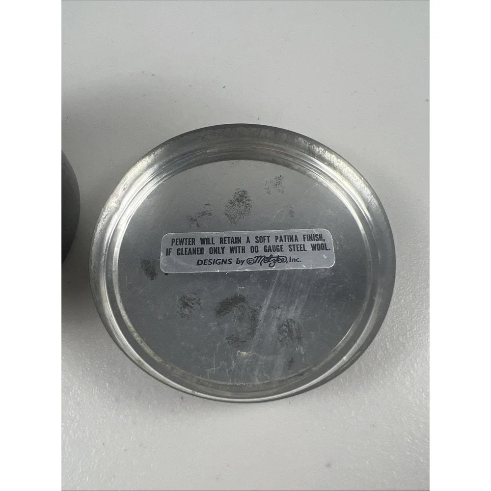 Vintage Pewter Owl‎ box by Metzke